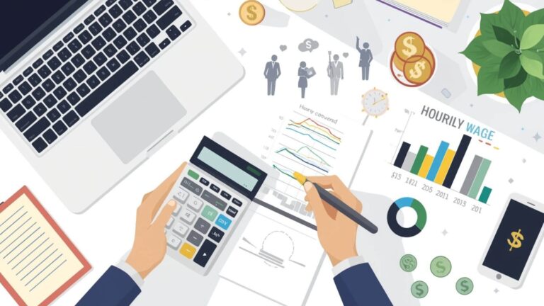 Como calcular salário por hora na CLT Brasil com calculadora e conversão de salário mensal
