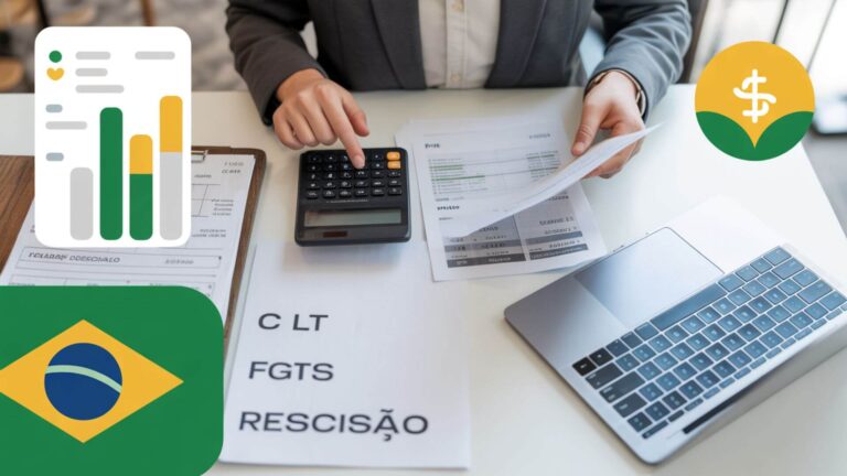 uia passo a passo para calcular a indenização por demissão CLT no Brasil com cálculo de FGTS e rescisão
